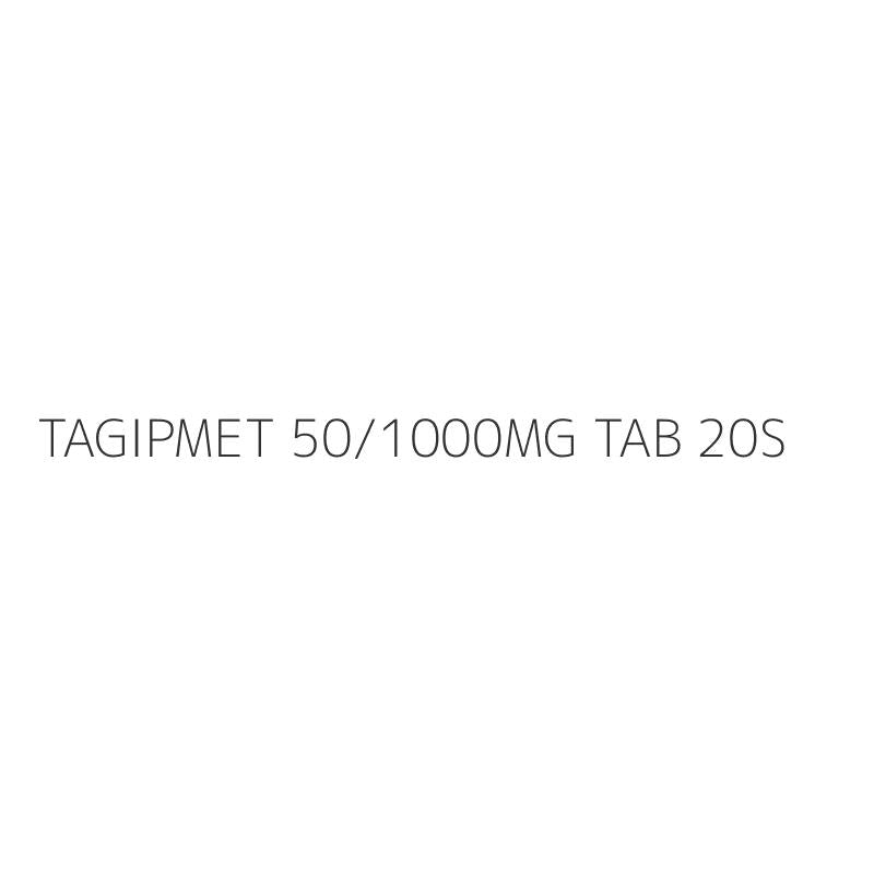 TAGIPMET 50/1000MG TAB 20S