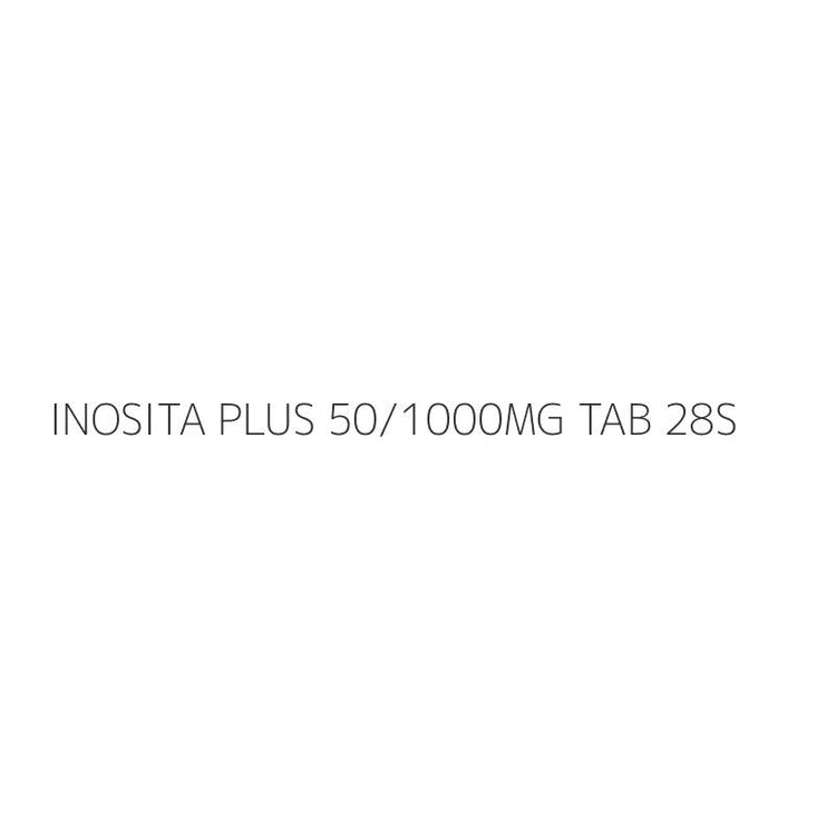 INOSITA PLUS 50/1000MG TAB 28S