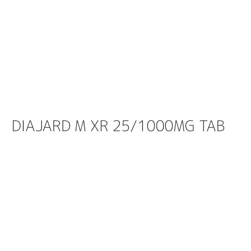 DIAJARD M XR 25/1000MG TAB