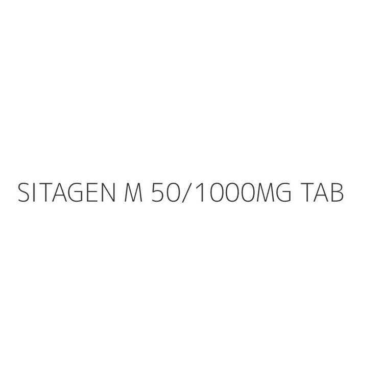 SITAGEN M 50/1000MG TAB