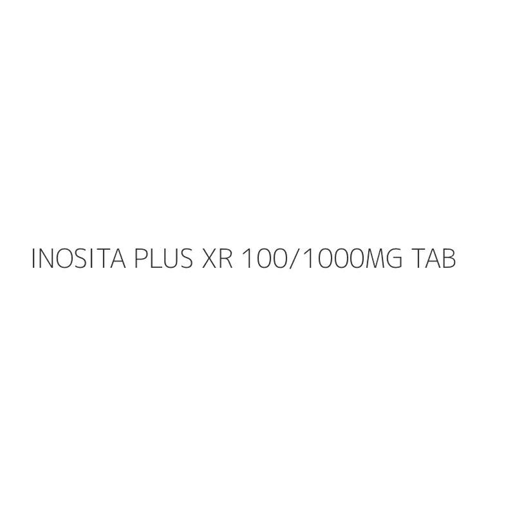 INOSITA PLUS XR 100/1000MG TAB