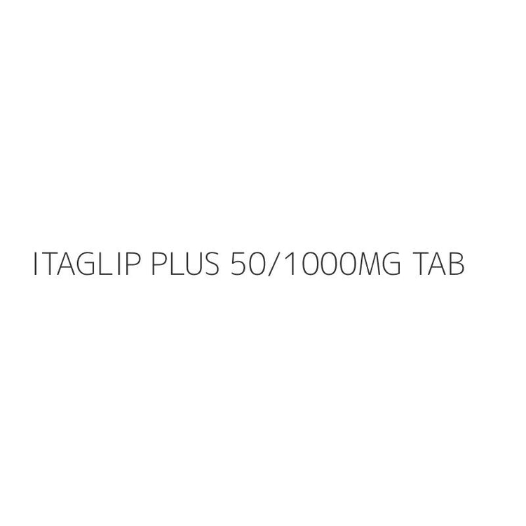 ITAGLIP PLUS 50/1000MG TAB
