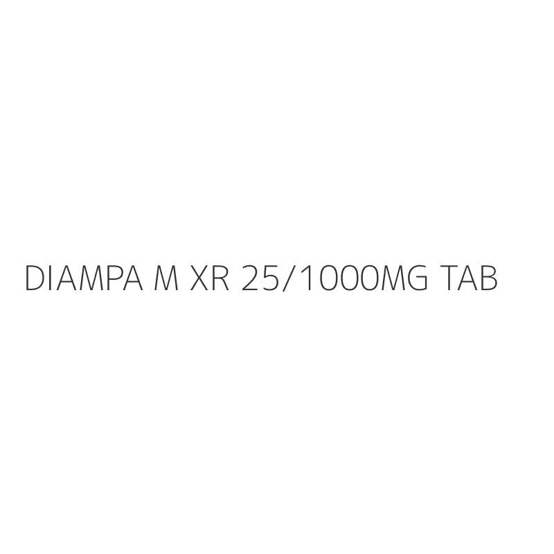 DIAMPA M XR 25/1000MG TAB
