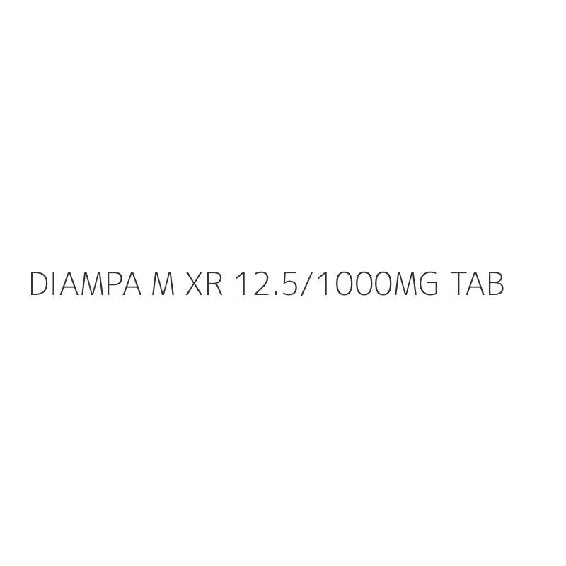 DIAMPA M XR 12.5/1000MG TAB