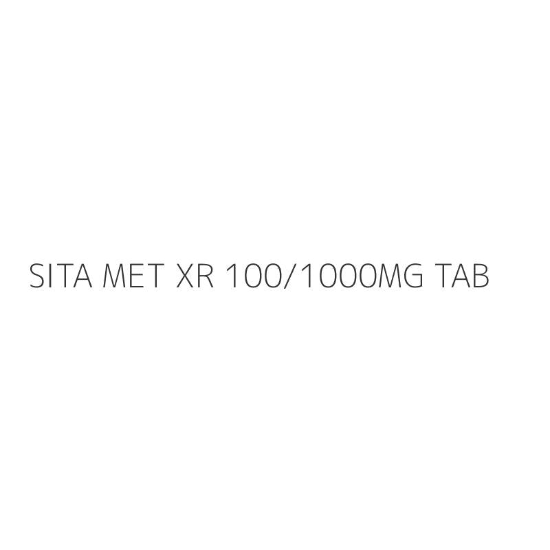 SITA MET XR 100/1000MG TAB