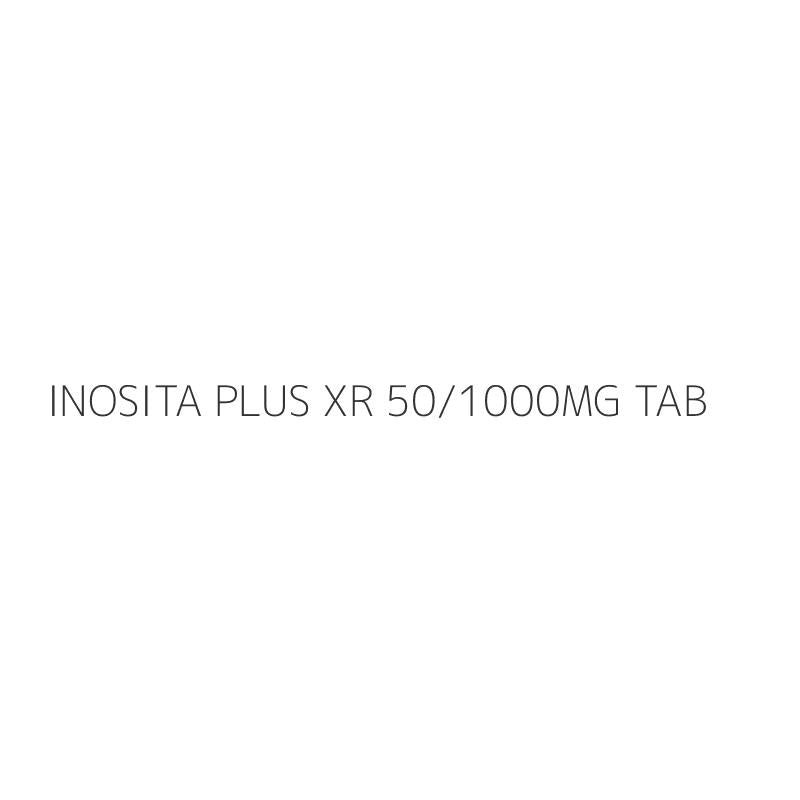 INOSITA PLUS XR 50/1000MG TAB