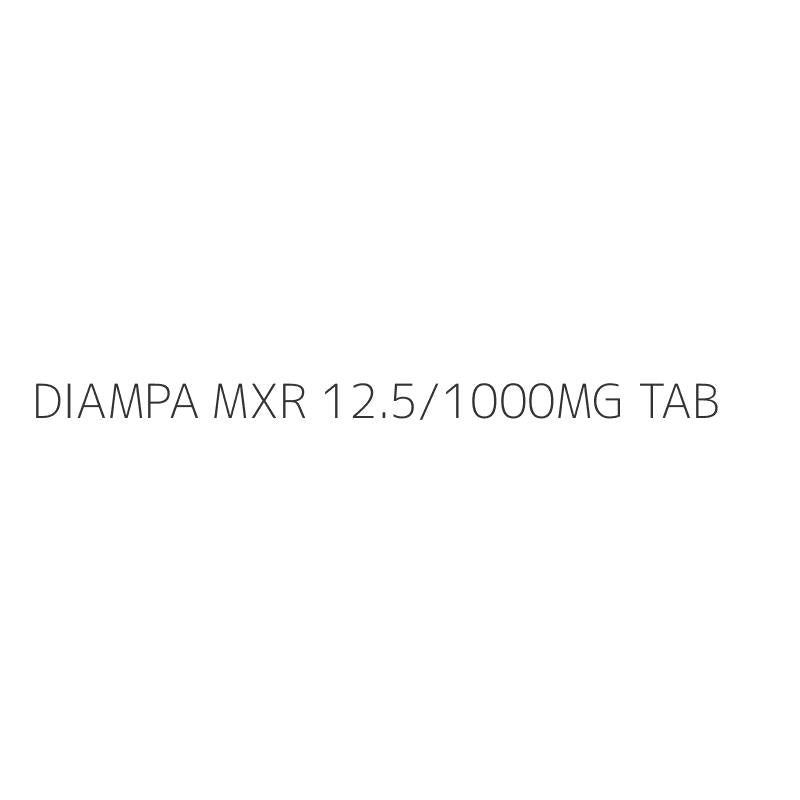DIAMPA MXR 12.5/1000MG TAB