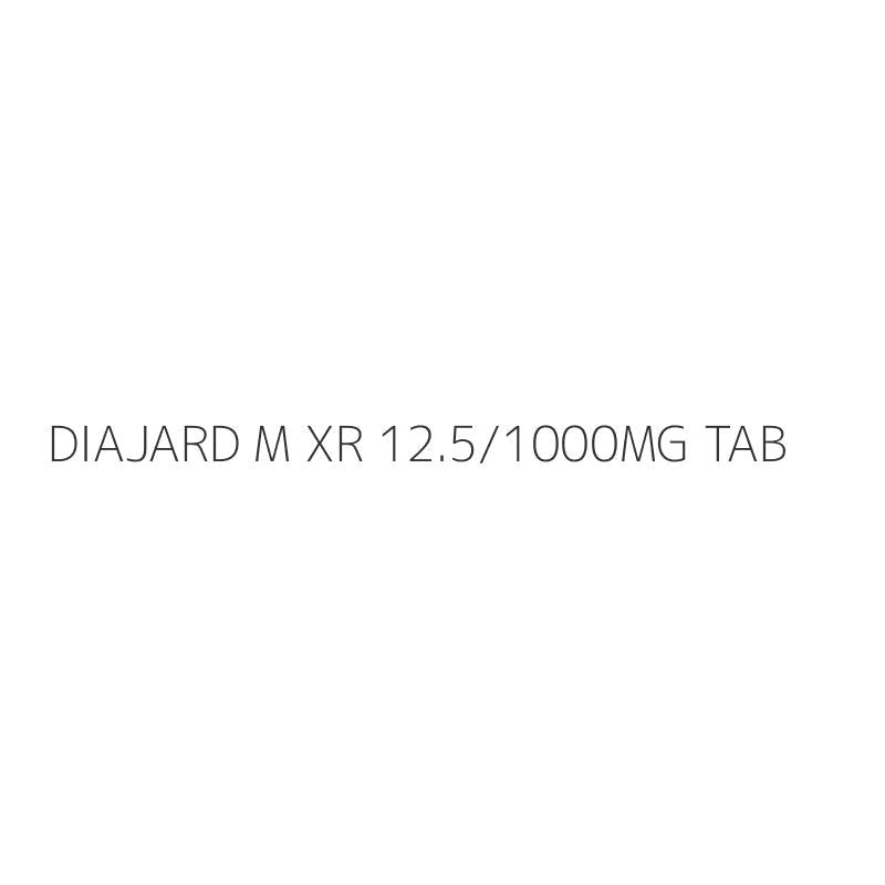 DIAJARD M XR 12.5/1000MG TAB