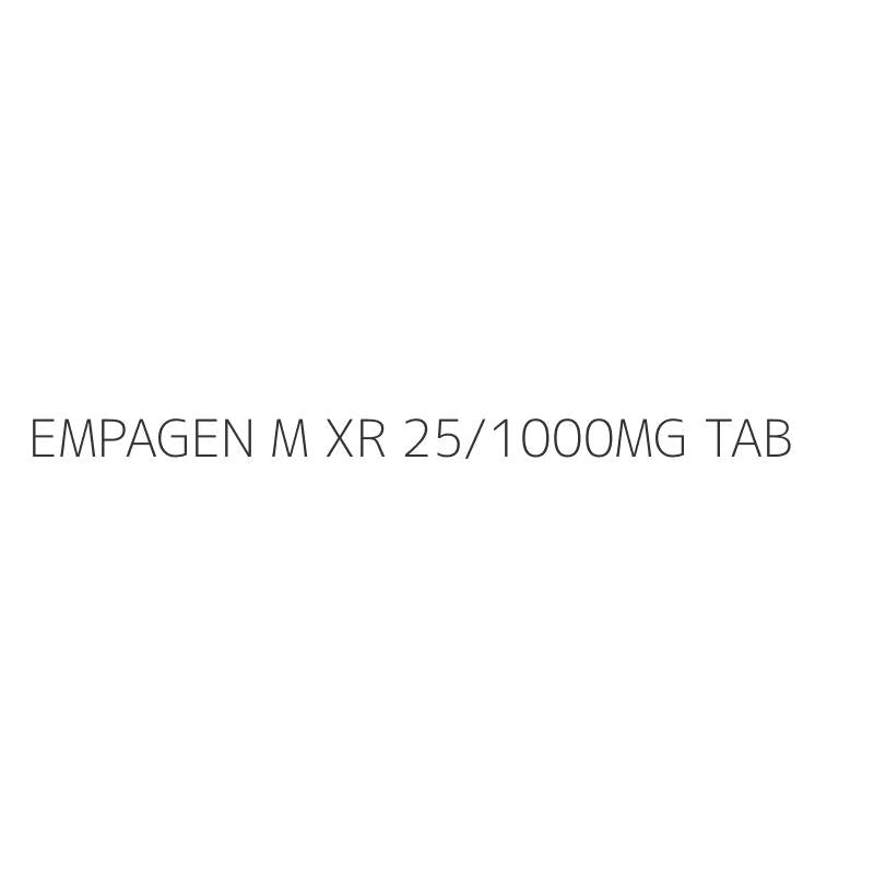 EMPAGEN M XR 25/1000MG TAB