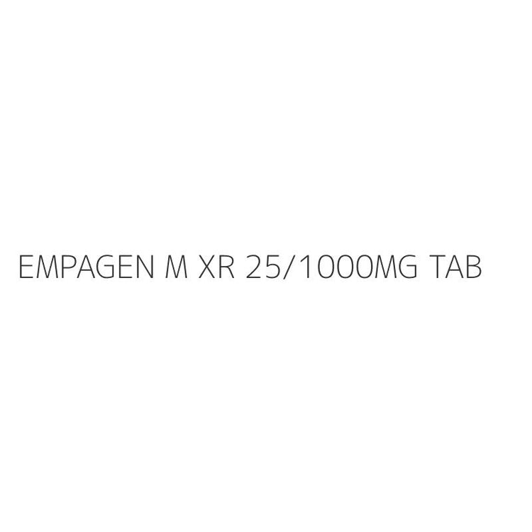 EMPAGEN M XR 25/1000MG TAB