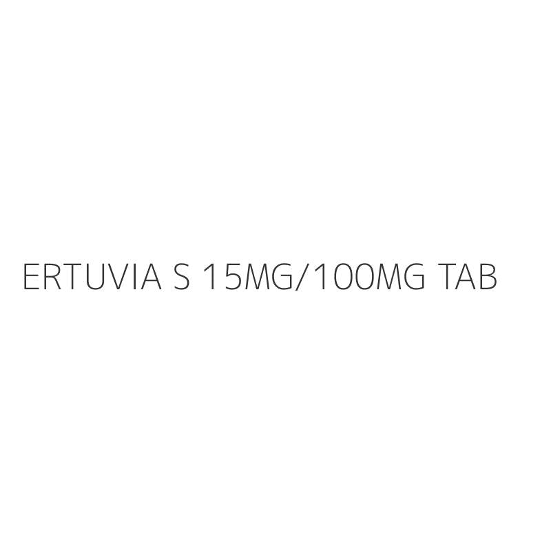 ERTUVIA S 15MG/100MG TAB