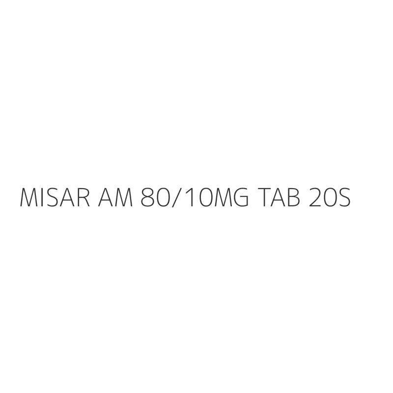 MISAR AM 80/10MG TAB 20S