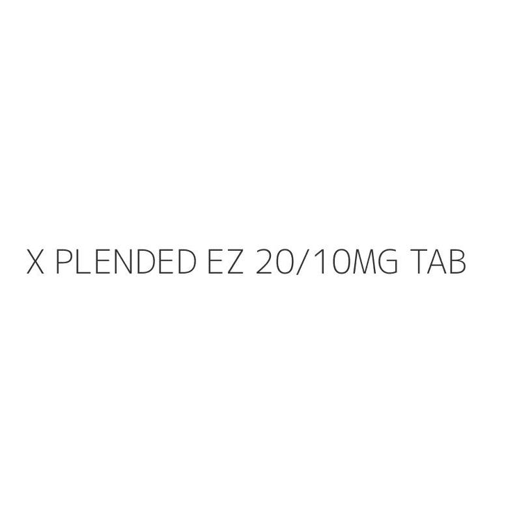 X PLENDED EZ 20/10MG TAB