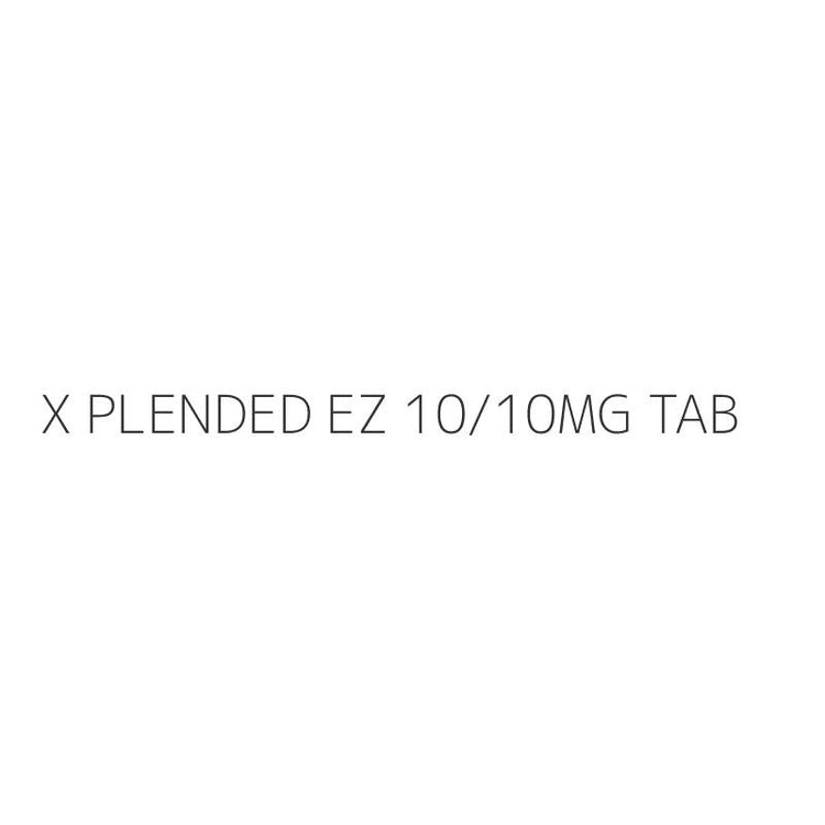 X PLENDED EZ 10/10MG TAB