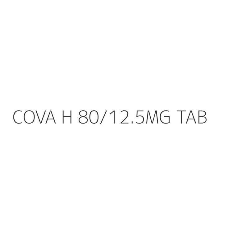 COVA H 80/12.5MG TAB