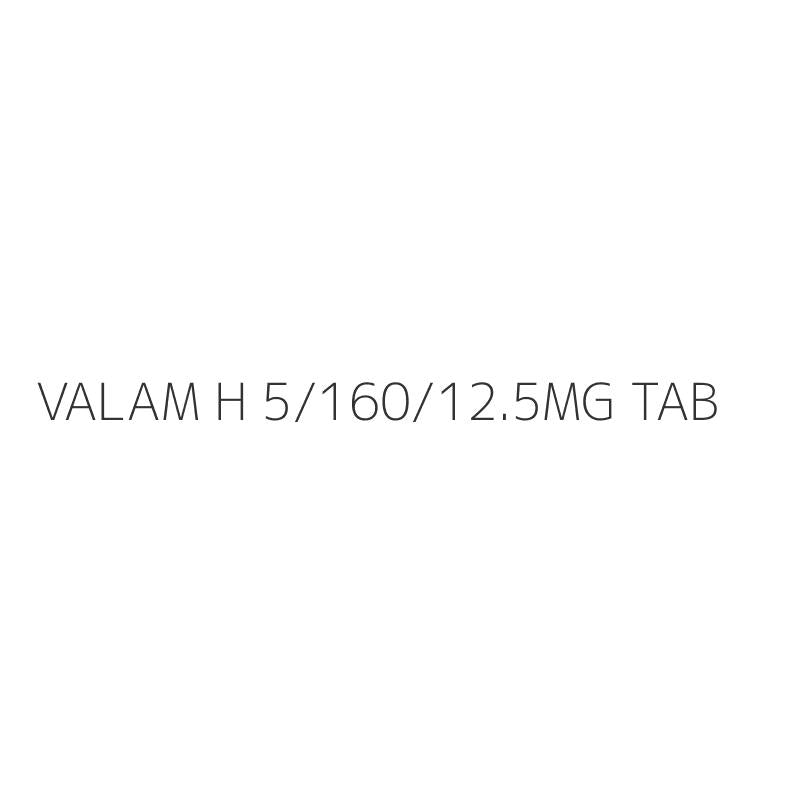 VALAM H 5/160/12.5MG TAB