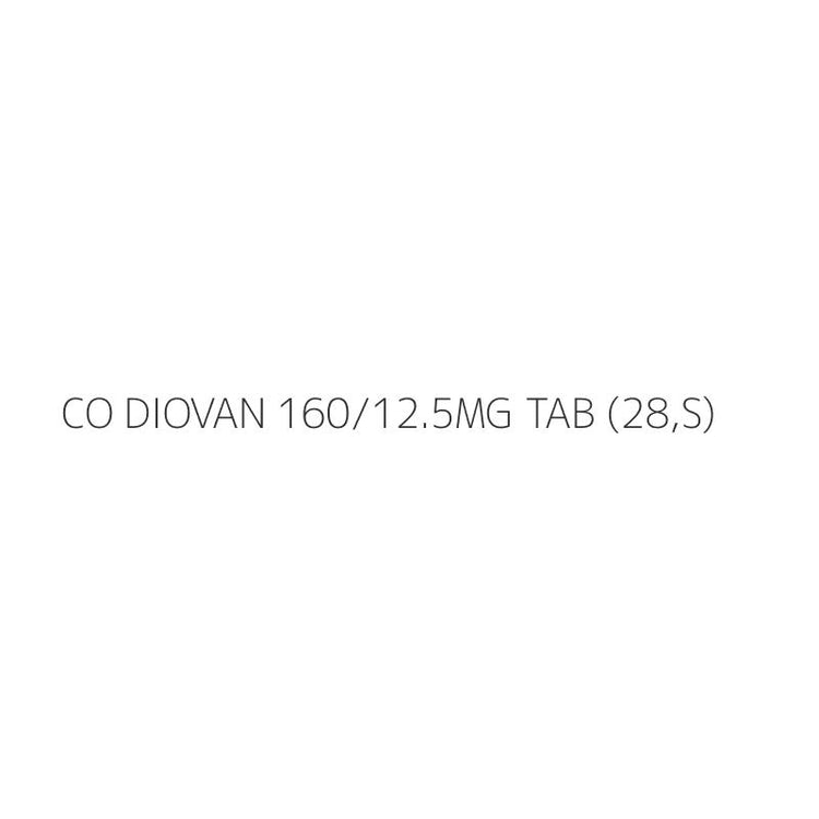 CO DIOVAN 160/12.5MG TAB (28,S)