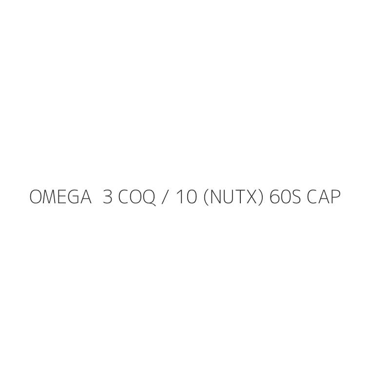 OMEGA  3 COQ / 10 (NUTX) 60S CAP