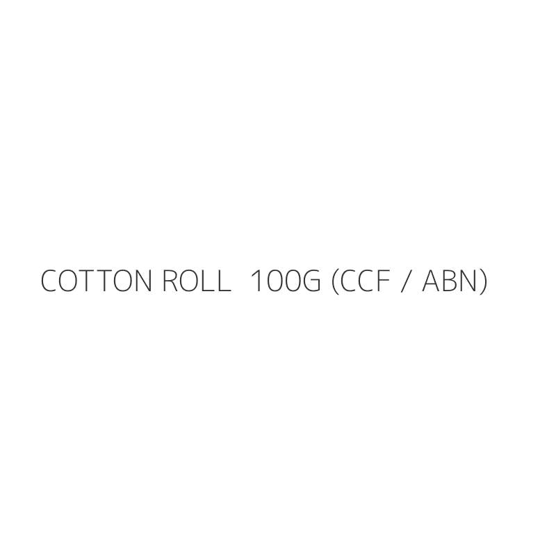 COTTON ROLL  100G (CCF / ABN)