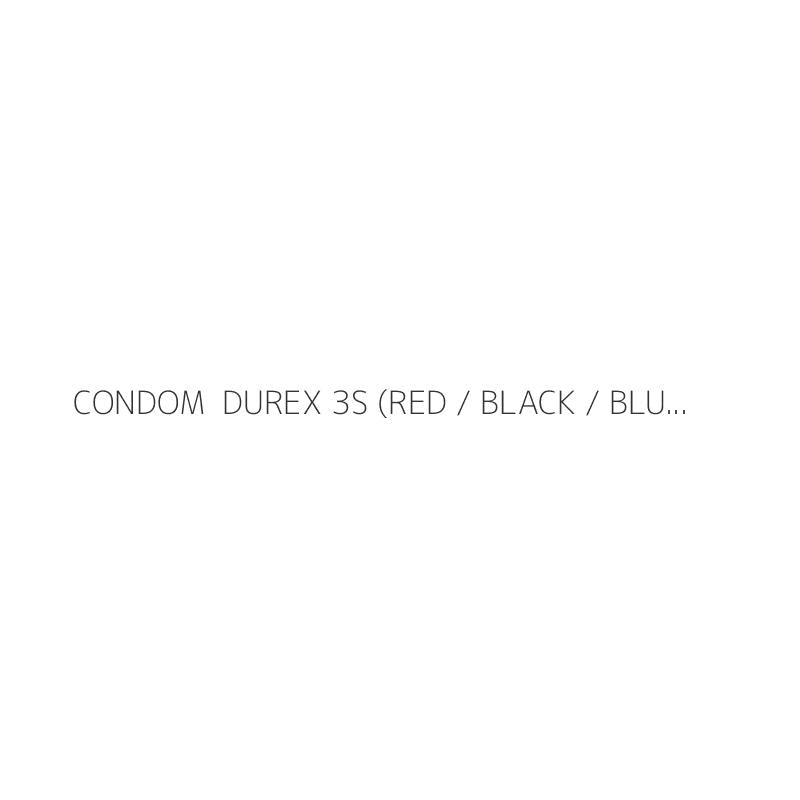 CONDOM  DUREX 3S (RED / BLACK / BLUE)