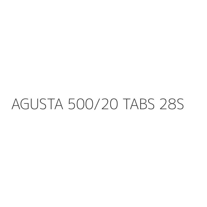 AGUSTA 500/20 TABS 28S