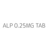 ALP 0.25MG TAB