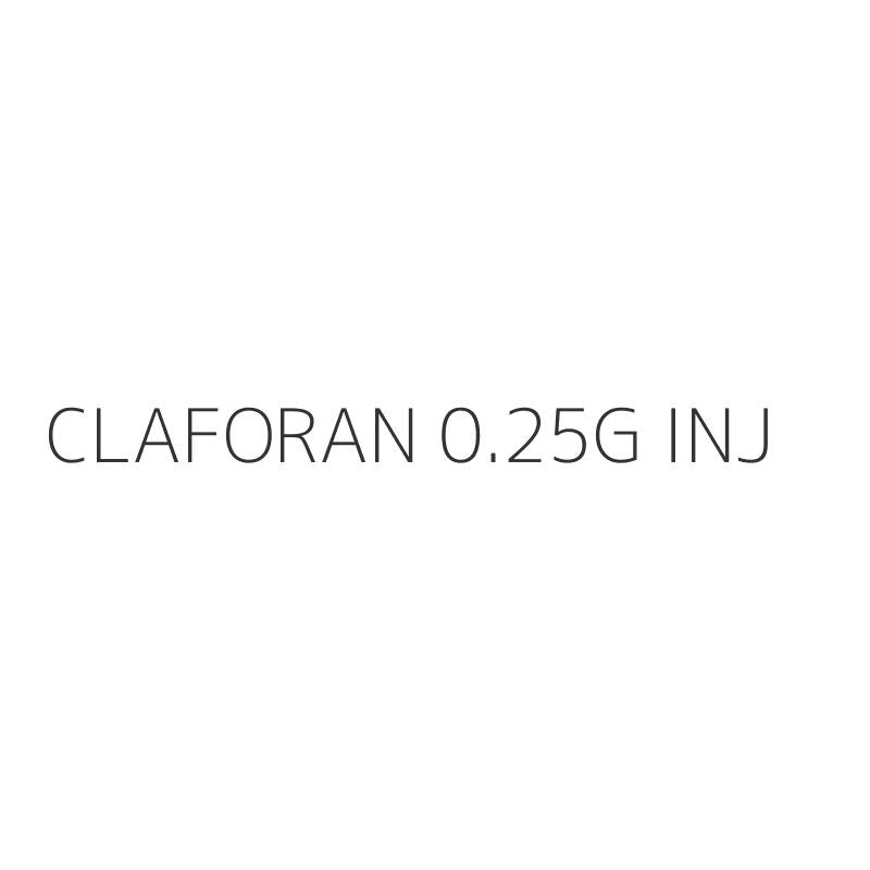 CLAFORAN 0.25G INJ