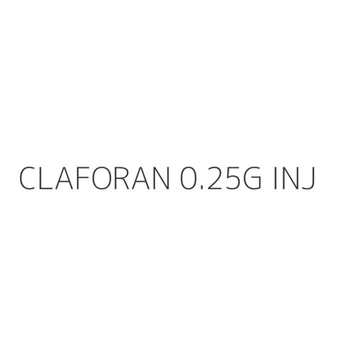 CLAFORAN 0.25G INJ