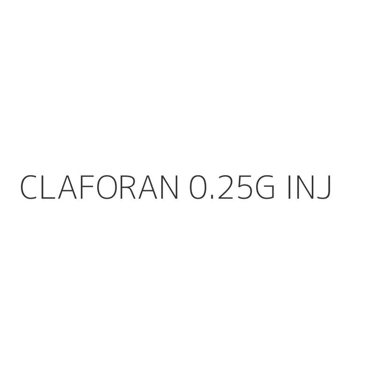 CLAFORAN 0.25G INJ