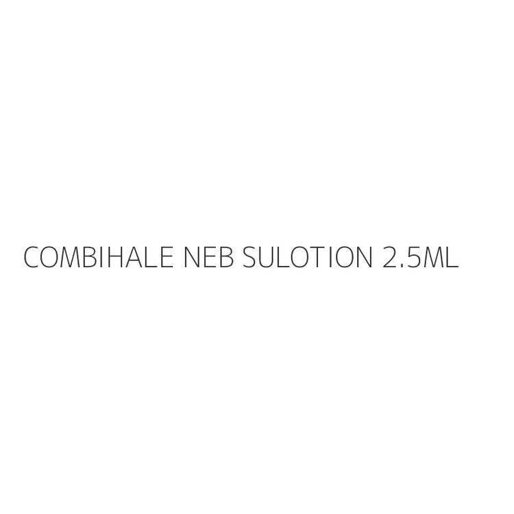 COMBIHALE NEB SULOTION 2.5ML