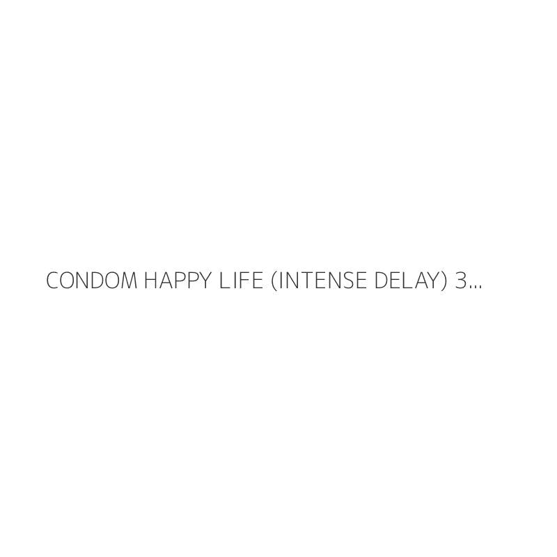 CONDOM HAPPY LIFE (INTENSE DELAY) 3S