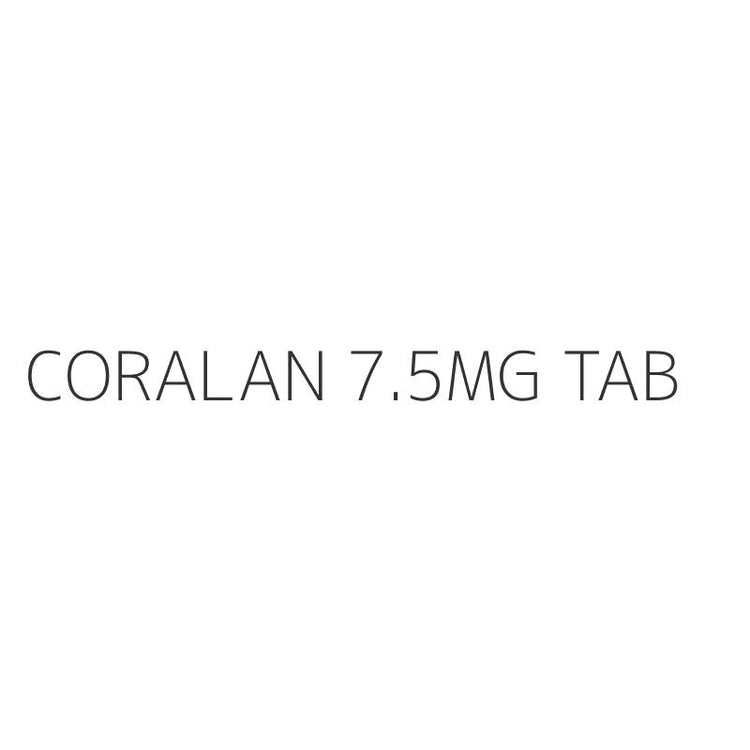 CORALAN 7.5MG TAB