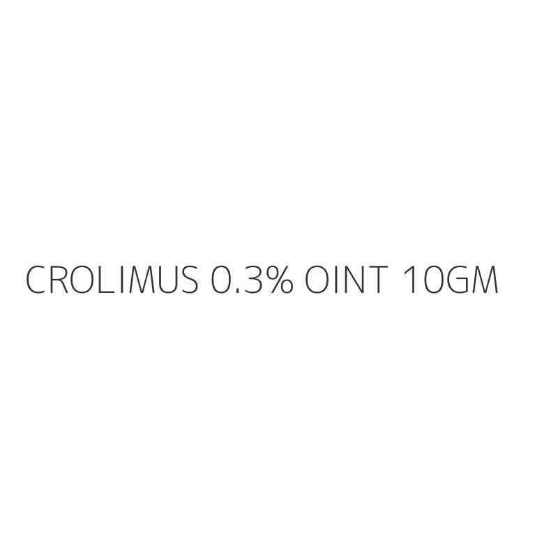 CROLIMUS 0.3% OINT 10GM