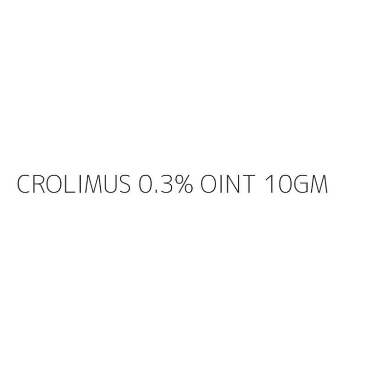 CROLIMUS 0.3% OINT 10GM