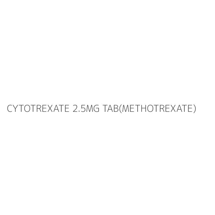 CYTOTREXATE 2.5MG TAB(METHOTREXATE)