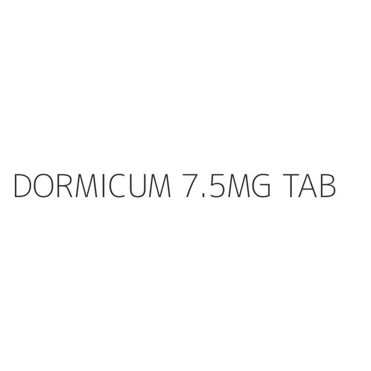 DORMICUM 7.5MG TAB