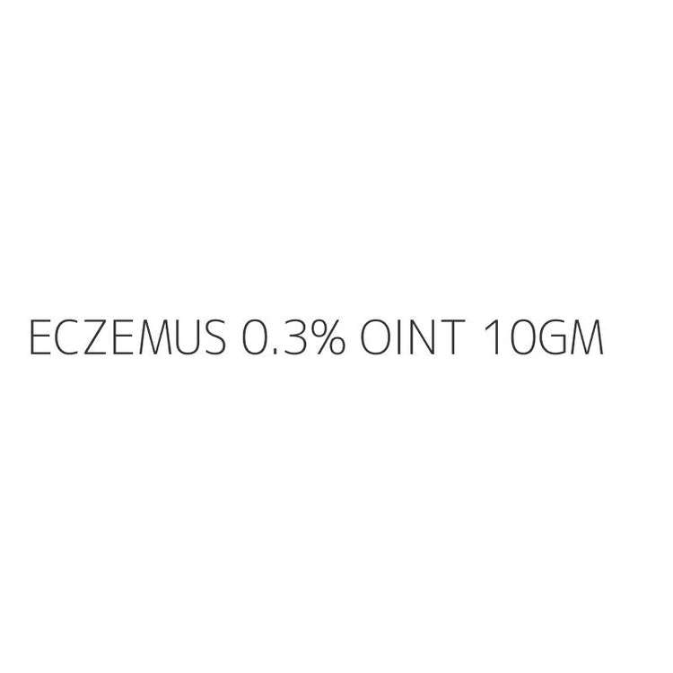 ECZEMUS 0.3% OINT 10GM