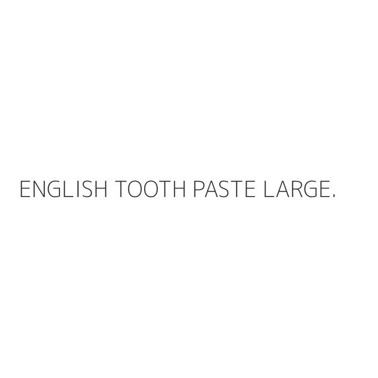 ENGLISH TOOTH PASTE LARGE.