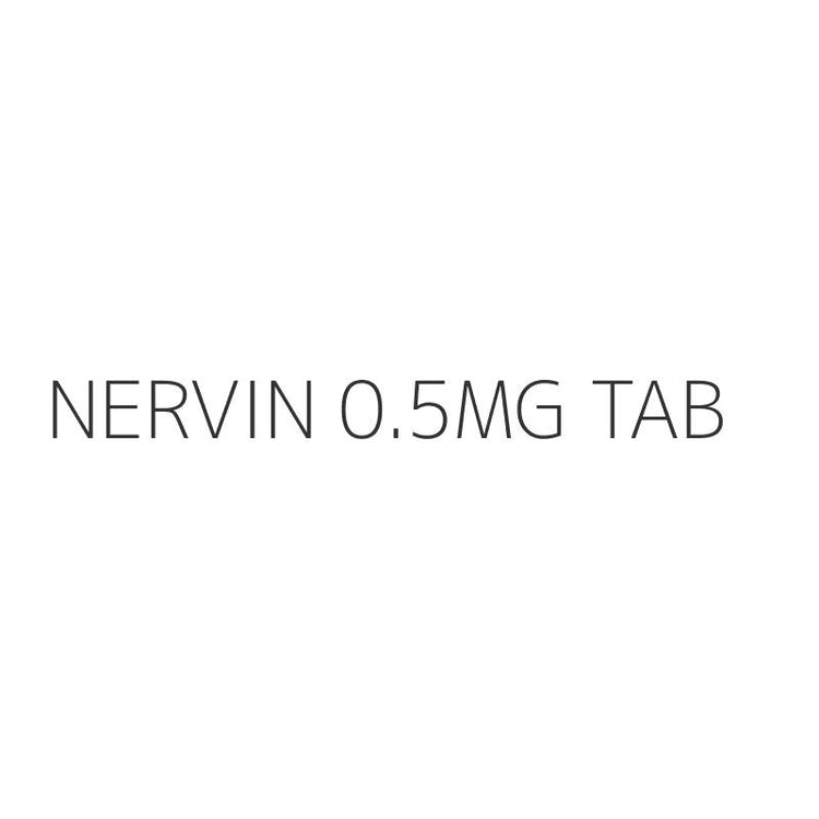 NERVIN 0.5MG TAB