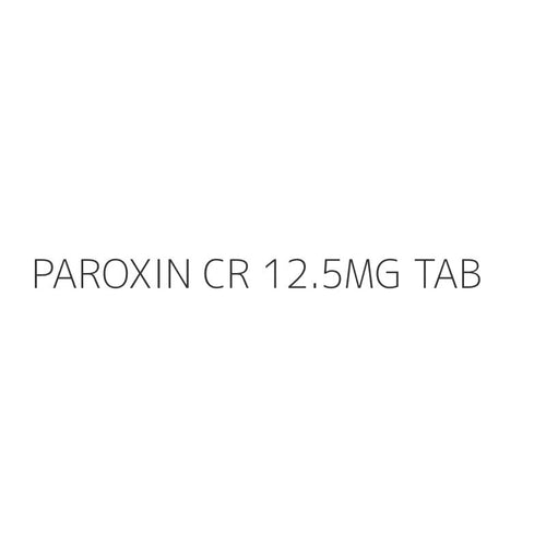 PAROXIN CR 12.5MG TAB