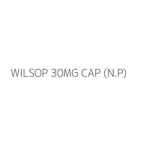 WILSOP 30MG CAP (N.P)