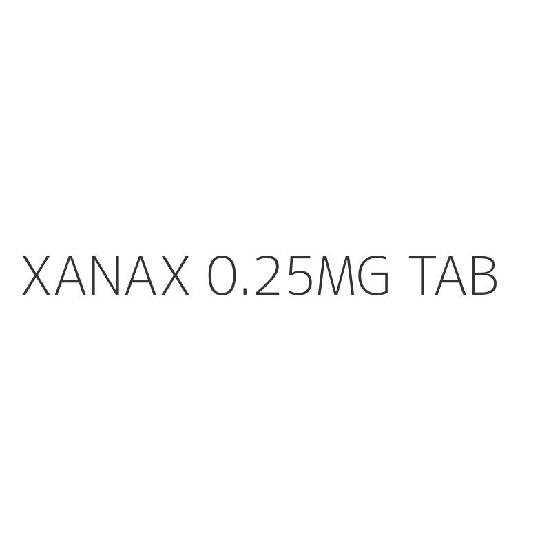XANAX 0.25MG TAB