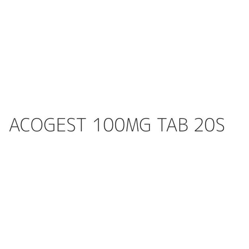 ACOGEST 100MG TAB 20S