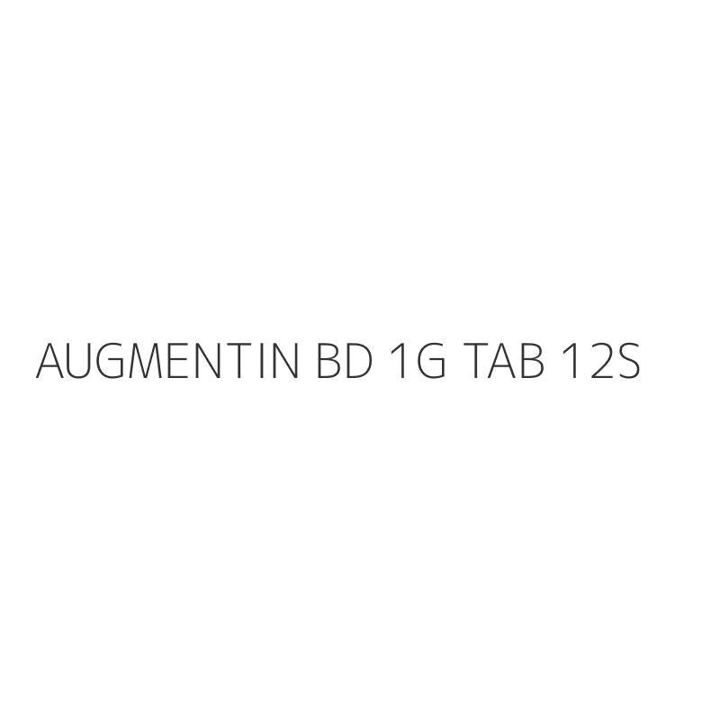 AUGMENTIN BD 1G TAB 12S