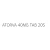 ATORVA 40MG TAB 20S