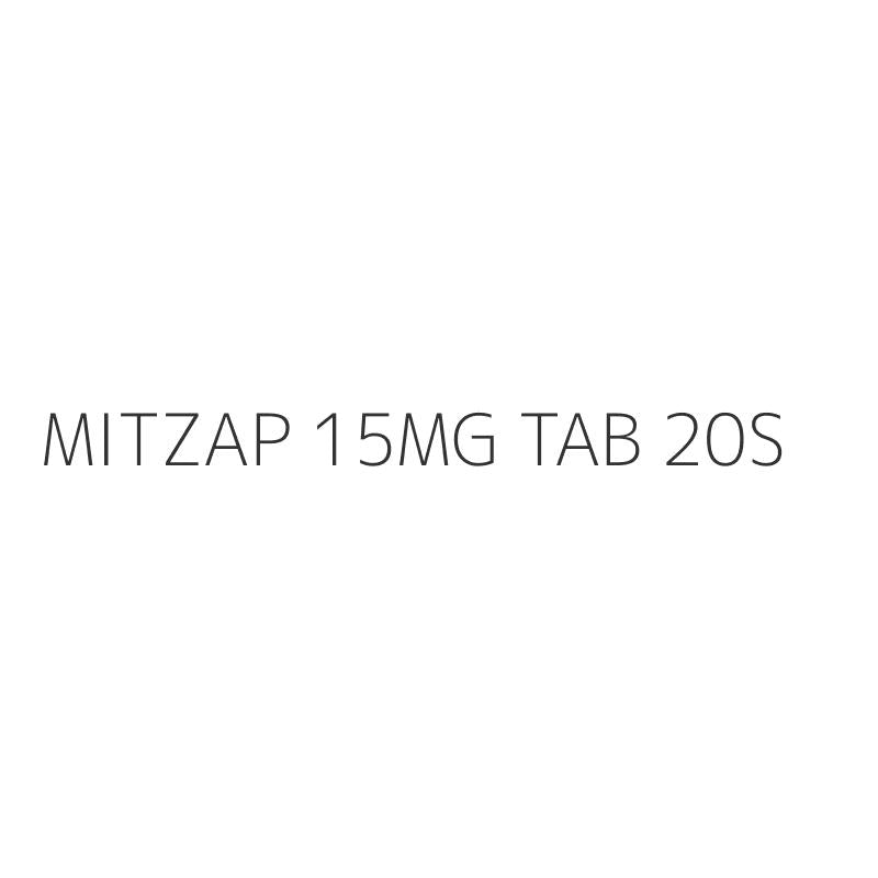 MITZAP 15MG TAB 20S
