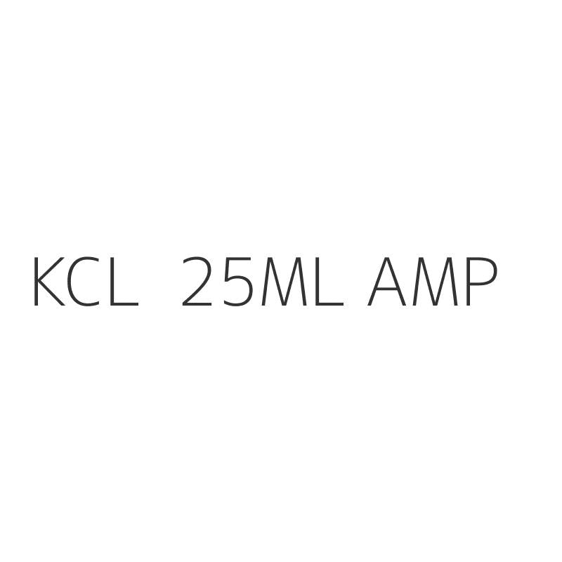 KCL  25ML AMP