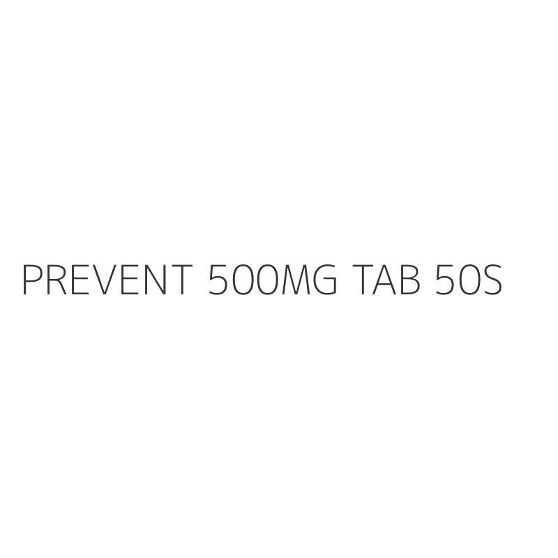 PREVENT 500MG TAB 50S