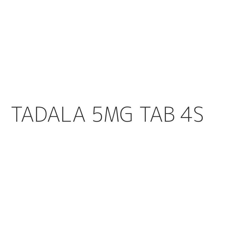 TADALA 5MG TAB 4S