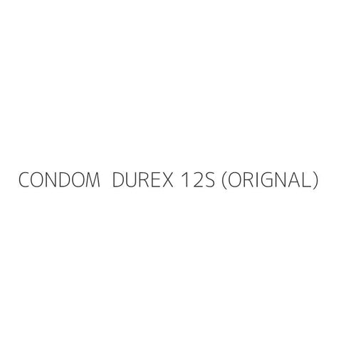 CONDOM  DUREX 12S (ORIGNAL)